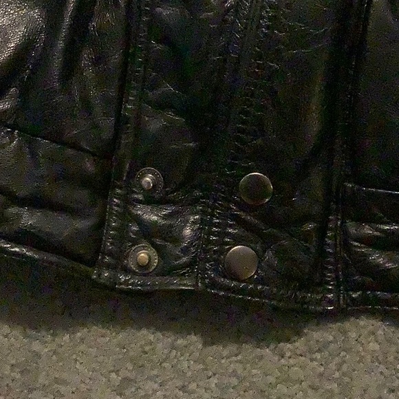 Mens Black Leather Jacket - Picture 5 of 10